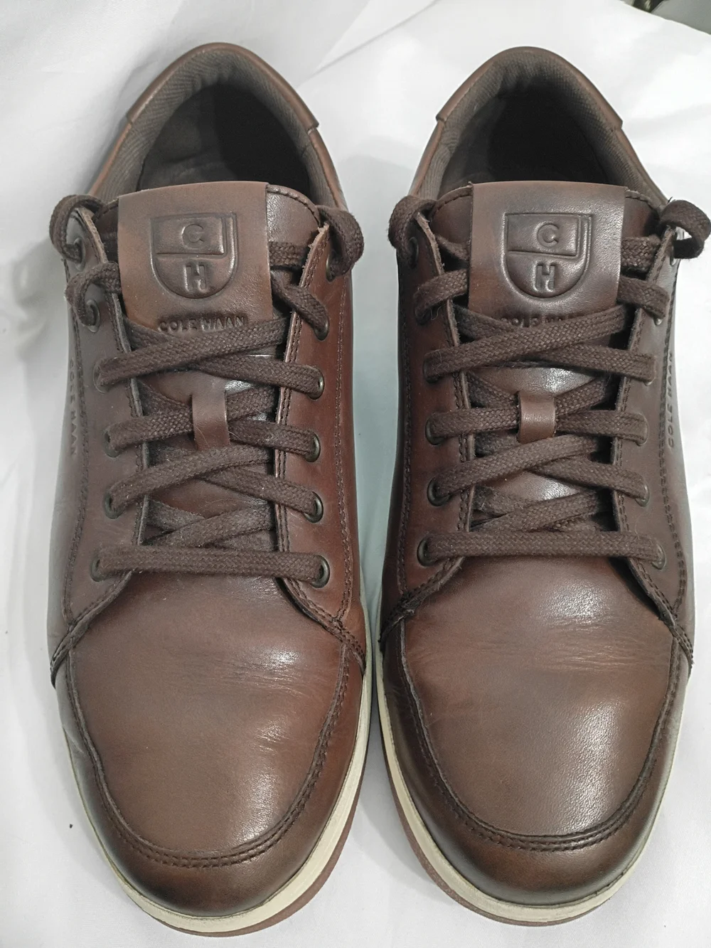 Cole Haan Sport Ox Men’s Brown Leather Casual Sneakers Size 11.5 M